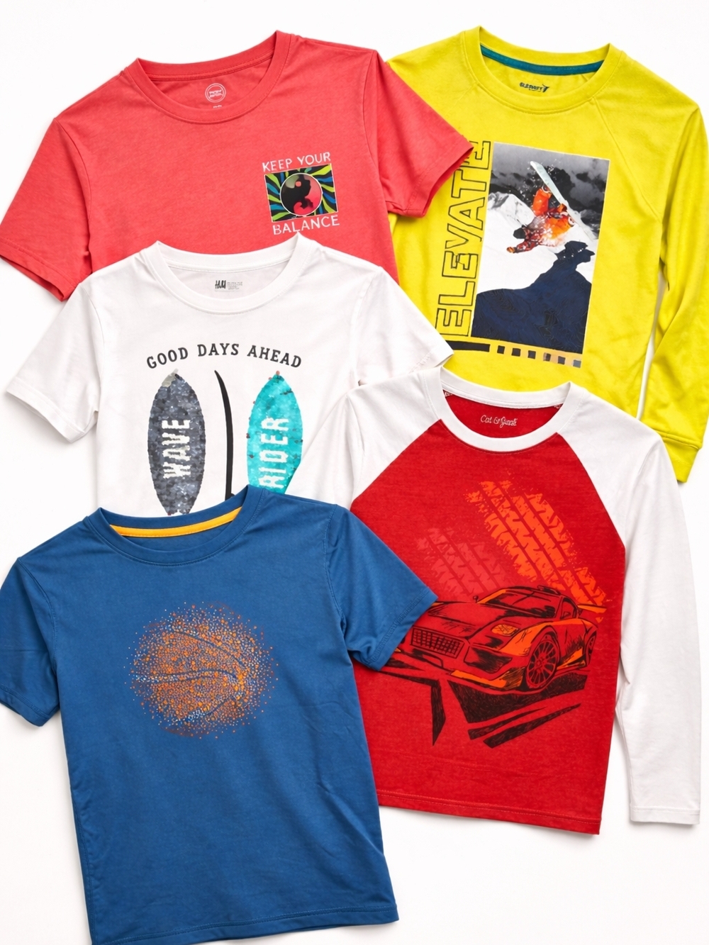 Kids' Mixed Graphic Tees - Multicolor Pack